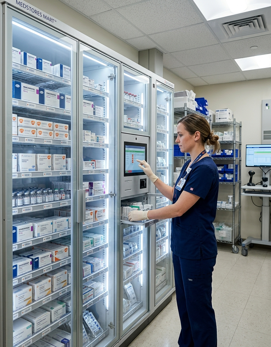 Sahadan RFID Akıllı Sağlık ve Demirbaş Dolabı