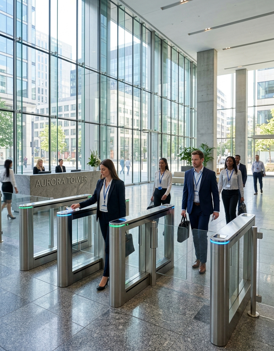 Sahadan RFID Hızlı Geçiş Turnike Sistemi